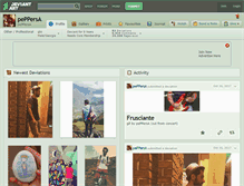 Tablet Screenshot of peppersa.deviantart.com