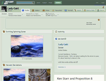 Tablet Screenshot of lady-gakt.deviantart.com