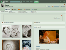 Tablet Screenshot of musso.deviantart.com