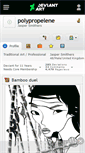 Mobile Screenshot of polypropelene.deviantart.com