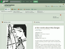 Tablet Screenshot of polypropelene.deviantart.com