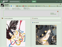 Tablet Screenshot of cleo91.deviantart.com