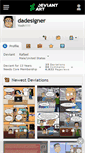 Mobile Screenshot of dadesigner.deviantart.com