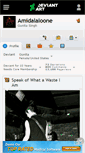 Mobile Screenshot of amidalaloone.deviantart.com
