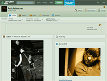 Tablet Screenshot of amidalaloone.deviantart.com