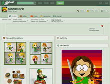 Tablet Screenshot of gimmeswords.deviantart.com