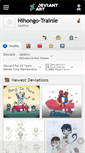 Mobile Screenshot of nihongo-trainie.deviantart.com