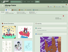 Tablet Screenshot of nihongo-trainie.deviantart.com