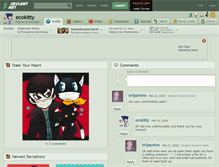 Tablet Screenshot of ecokitty.deviantart.com