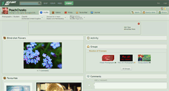 Desktop Screenshot of peachcheeks.deviantart.com