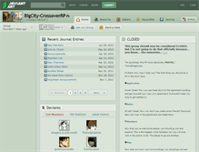 Tablet Screenshot of bigcity-crossoverrp.deviantart.com