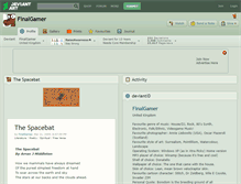 Tablet Screenshot of finalgamer.deviantart.com