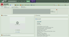 Desktop Screenshot of micromic.deviantart.com