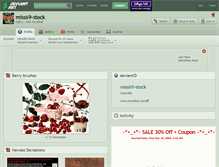 Tablet Screenshot of miss69-stock.deviantart.com