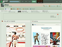 Tablet Screenshot of efrece.deviantart.com