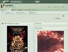 Tablet Screenshot of lady00h00.deviantart.com