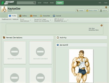 Tablet Screenshot of kayayezee.deviantart.com
