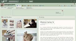 Desktop Screenshot of challengeaccepted.deviantart.com