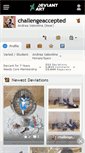 Mobile Screenshot of challengeaccepted.deviantart.com