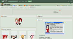 Desktop Screenshot of cherrytonic.deviantart.com