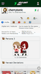 Mobile Screenshot of cherrytonic.deviantart.com
