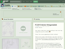 Tablet Screenshot of inuzaka.deviantart.com