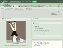 Tablet Screenshot of fea-fea.deviantart.com