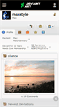 Mobile Screenshot of maxstyle.deviantart.com