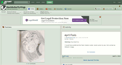 Desktop Screenshot of blackbutterflywings.deviantart.com