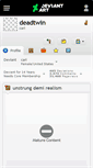Mobile Screenshot of deadtwin.deviantart.com