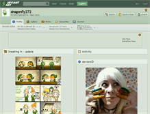 Tablet Screenshot of dragonfly272.deviantart.com