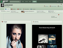 Tablet Screenshot of lexiejensen.deviantart.com