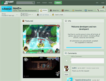 Tablet Screenshot of html5.deviantart.com