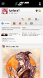 Mobile Screenshot of luniara.deviantart.com