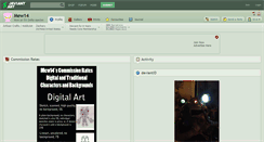 Desktop Screenshot of mew14.deviantart.com