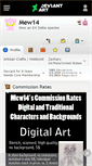 Mobile Screenshot of mew14.deviantart.com