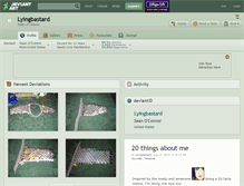 Tablet Screenshot of lyingbastard.deviantart.com