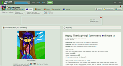 Desktop Screenshot of catycrazyness.deviantart.com