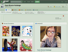 Tablet Screenshot of kaze-breeze-katakage.deviantart.com