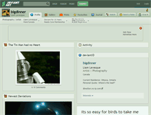 Tablet Screenshot of bigdinner.deviantart.com