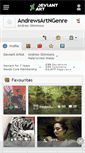 Mobile Screenshot of andrewsartngenre.deviantart.com
