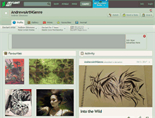 Tablet Screenshot of andrewsartngenre.deviantart.com