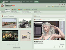 Tablet Screenshot of coralwerks.deviantart.com