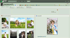 Desktop Screenshot of dearlybeloved-93.deviantart.com