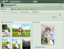 Tablet Screenshot of dearlybeloved-93.deviantart.com