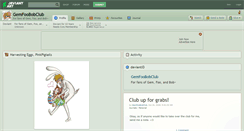 Desktop Screenshot of gemfoobobclub.deviantart.com