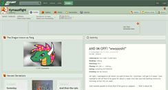Desktop Screenshot of kymauoflight.deviantart.com