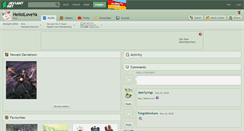 Desktop Screenshot of helloiloveya.deviantart.com
