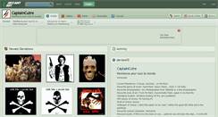 Desktop Screenshot of captaincutre.deviantart.com
