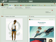 Tablet Screenshot of jerizle.deviantart.com